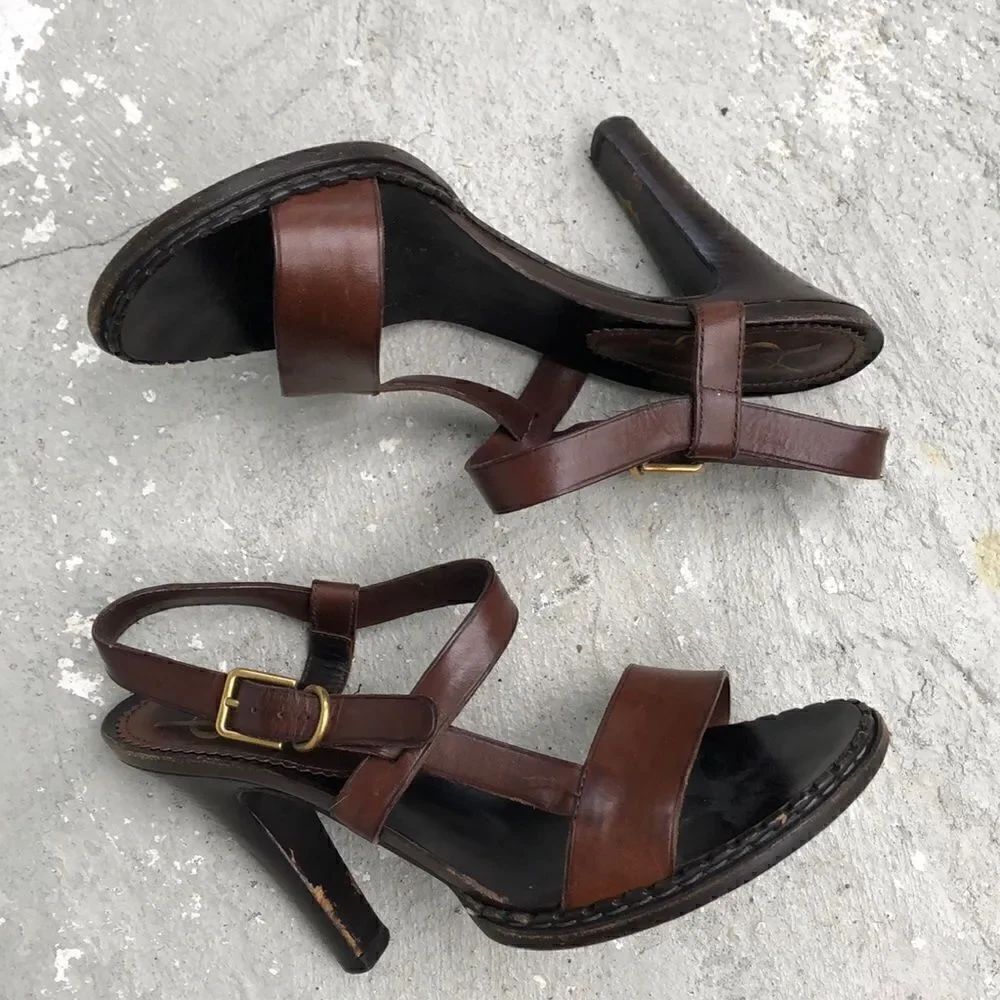 YSL heeled sandals